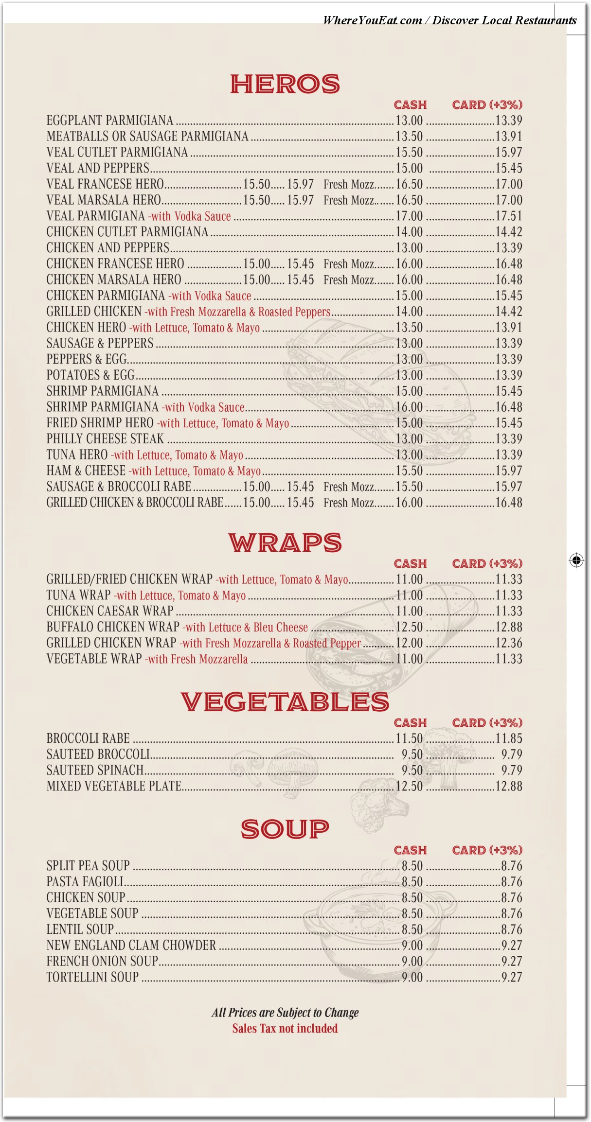 Our Foods
