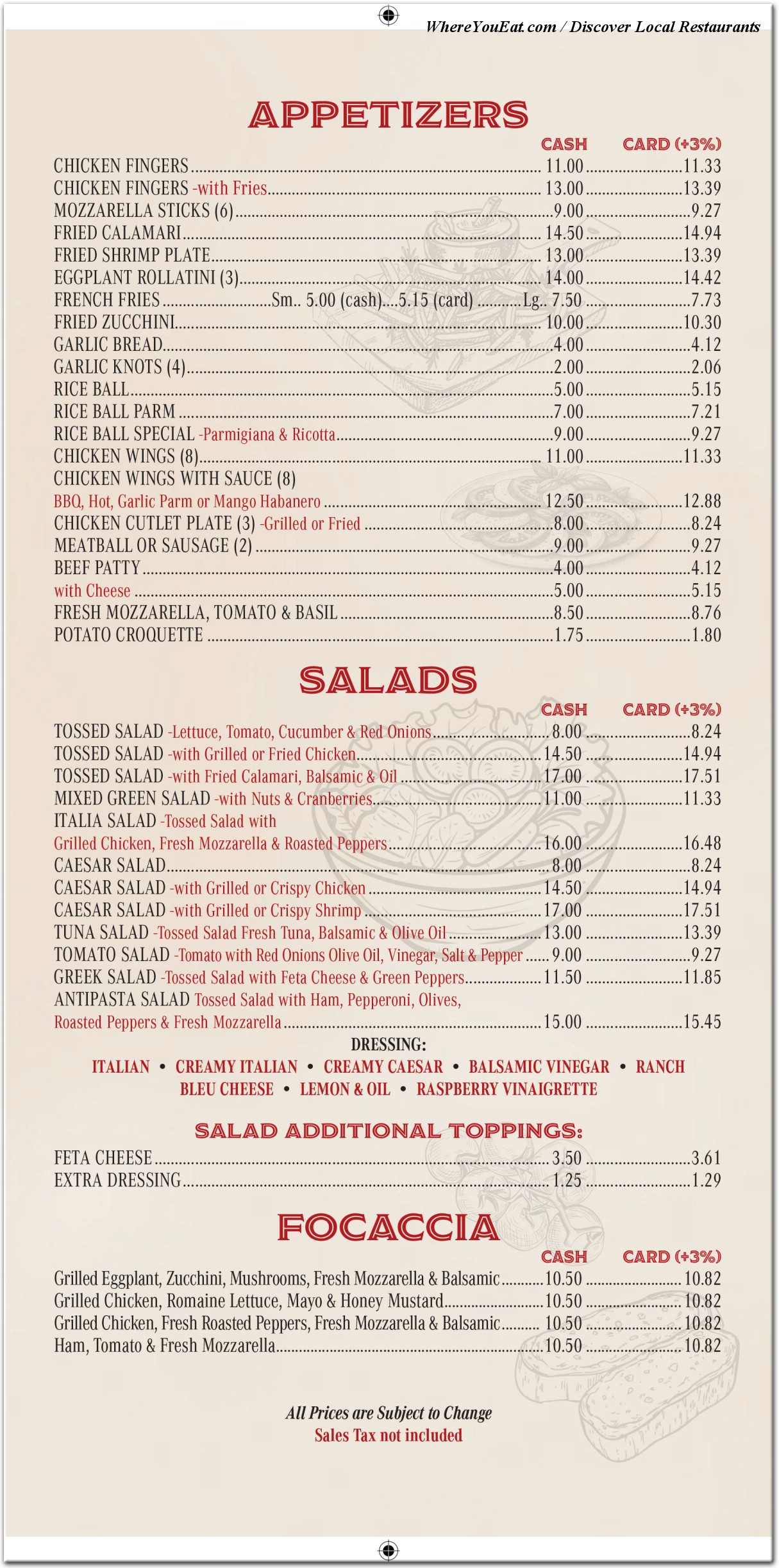 Our Foods